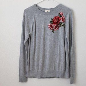 St. John’s Bay Floral Embroidered Sweater